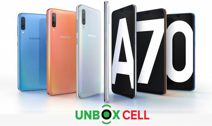 Samsung Galaxy A70: unbox cell
