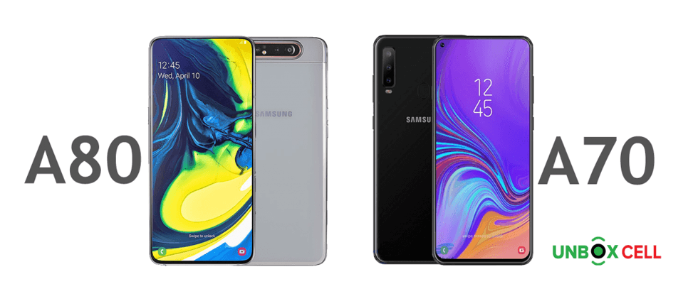 Galaxy A80 and A70- unbox cell