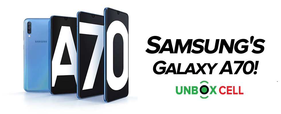 galaxy a70 mobile- unbox cell