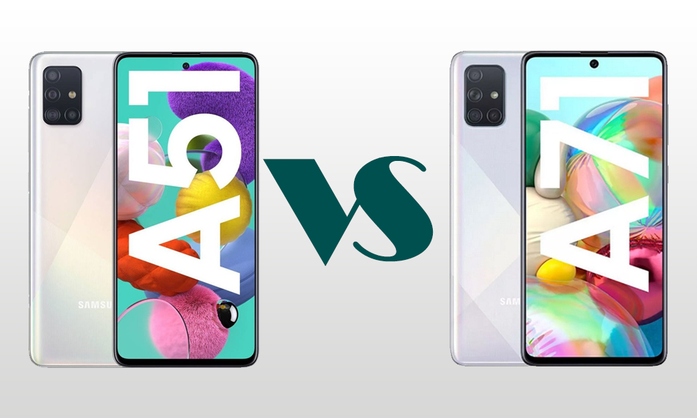 Samsung A51 vs Samsung A71: unbox cell